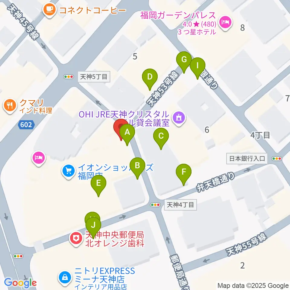 パブリックスペース四次元周辺の駐車場・コインパーキング一覧地図