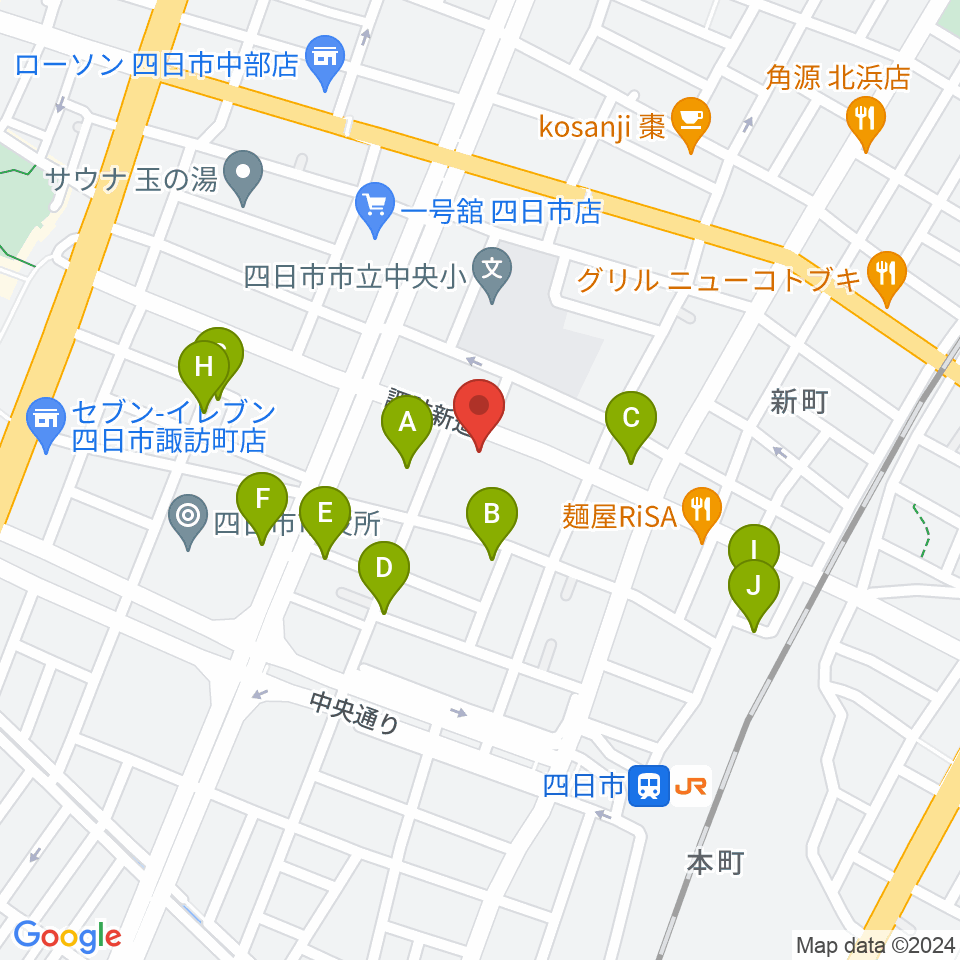 石田ピアノ教室周辺の駐車場・コインパーキング一覧地図