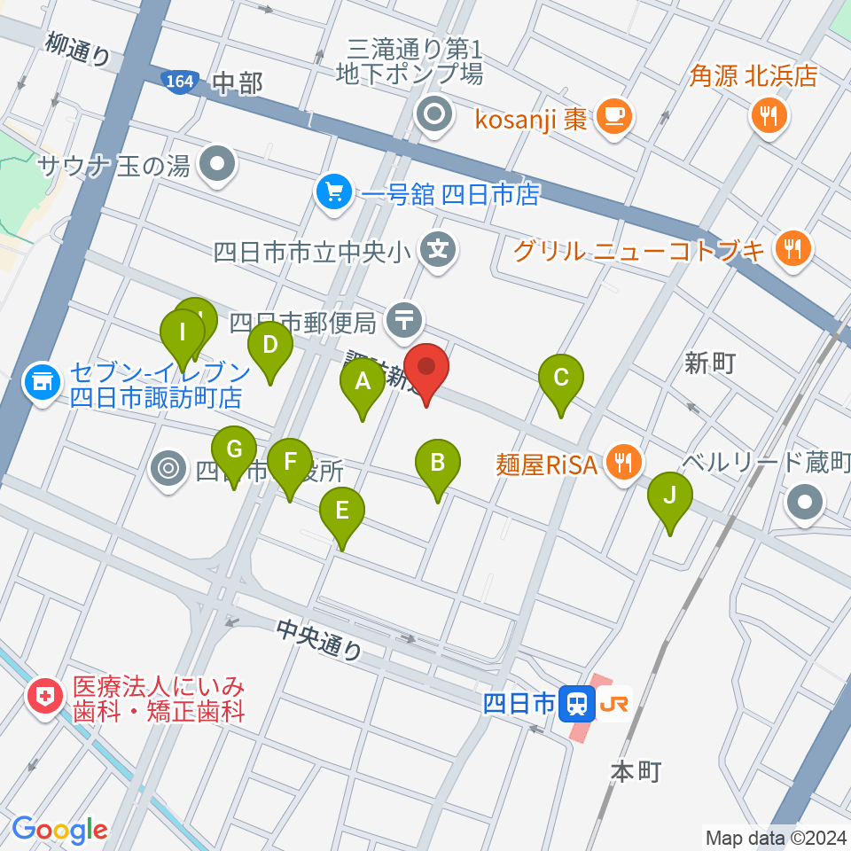 石田ピアノ教室周辺の駐車場・コインパーキング一覧地図