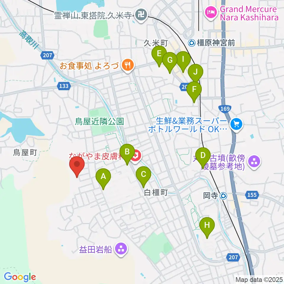ミュージック・ツリー音楽教室周辺の駐車場・コインパーキング一覧地図