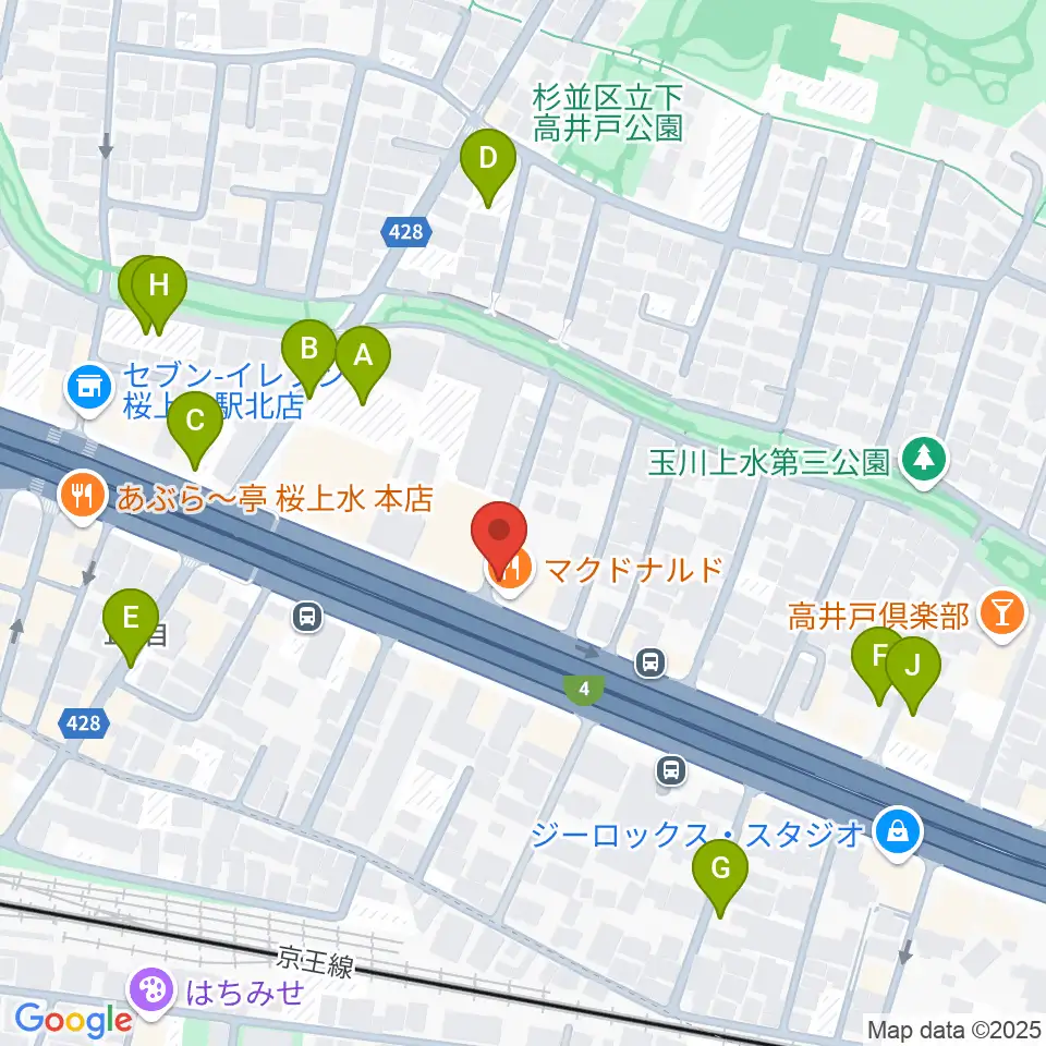 バイオリンレガート周辺の駐車場・コインパーキング一覧地図