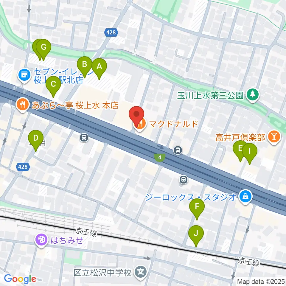 バイオリンレガート周辺の駐車場・コインパーキング一覧地図