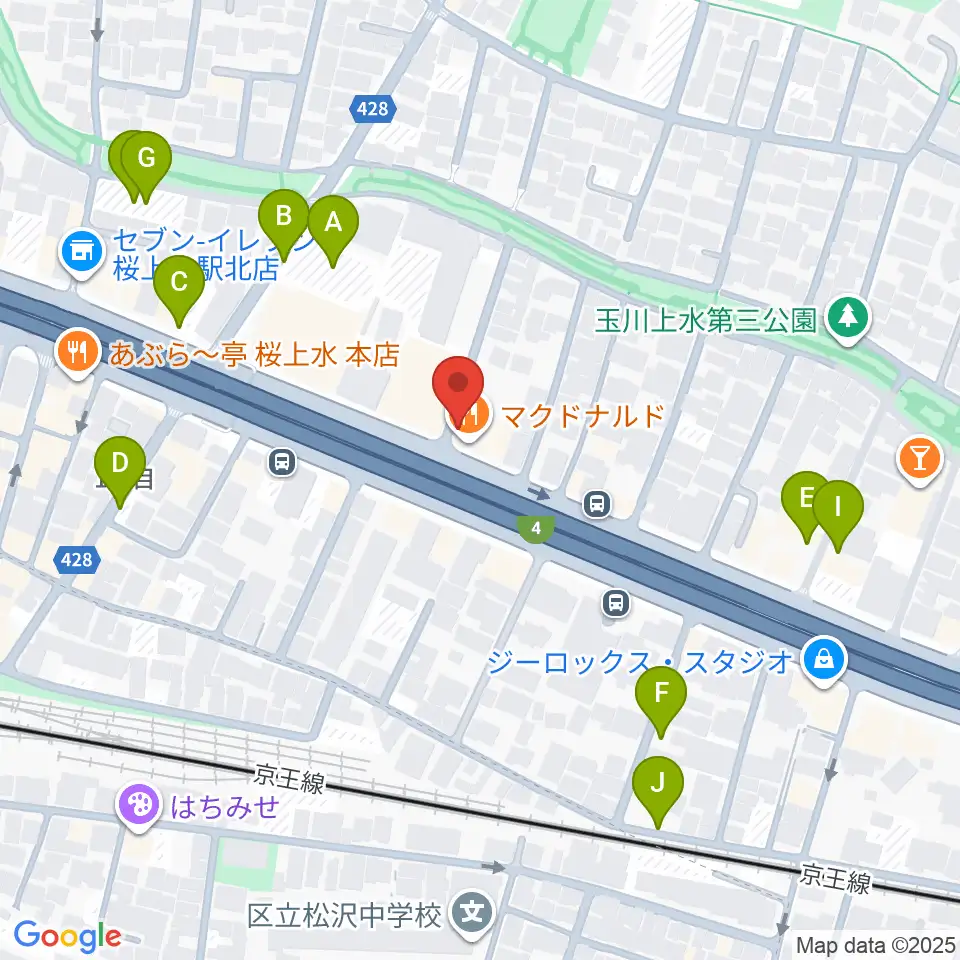 バイオリンレガート周辺の駐車場・コインパーキング一覧地図