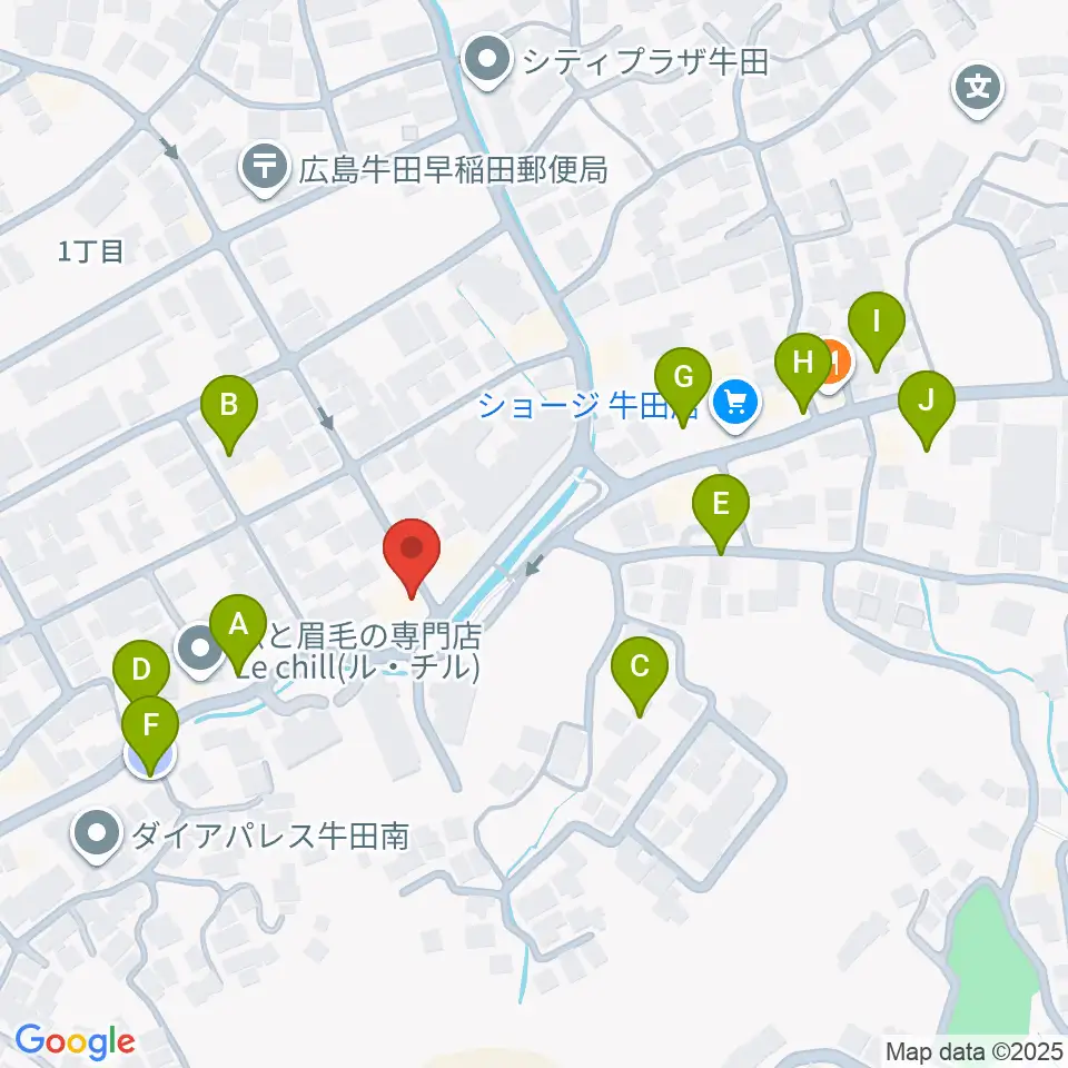 Miu音楽アカデミー周辺の駐車場・コインパーキング一覧地図