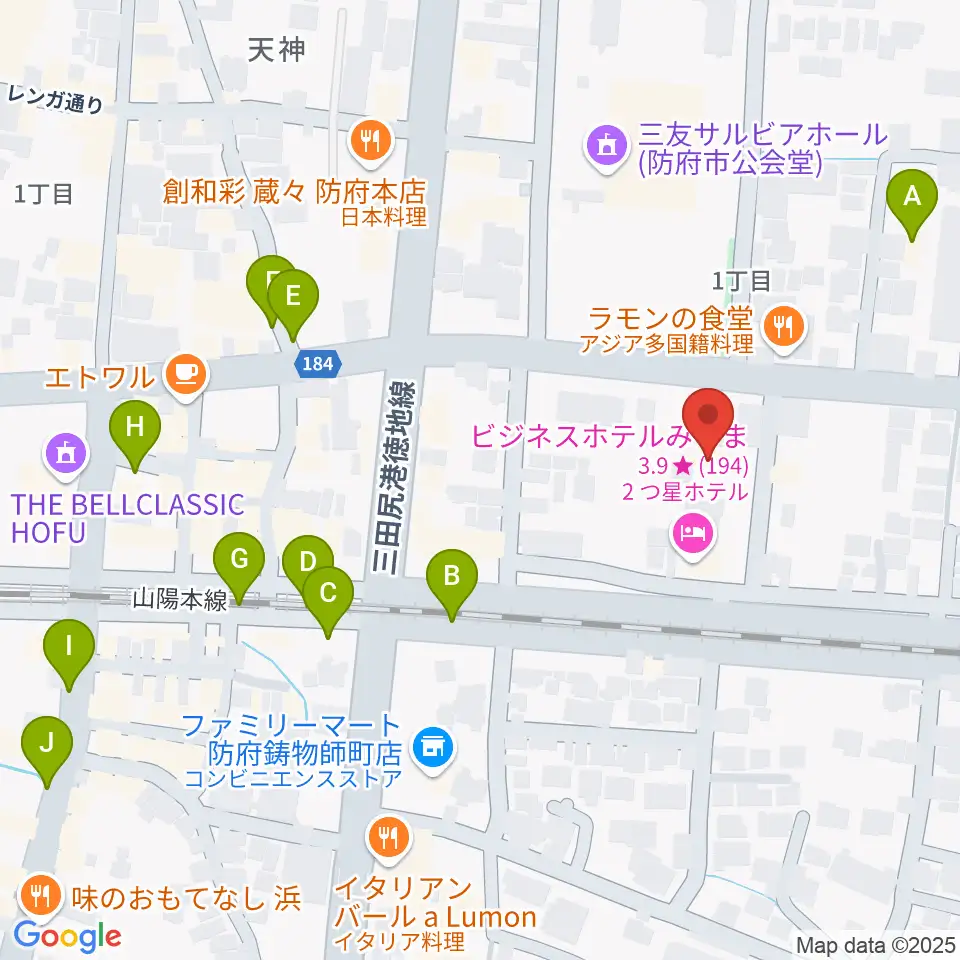 グランドミック タマシゲ楽器 緑町センター周辺の駐車場・コインパーキング一覧地図