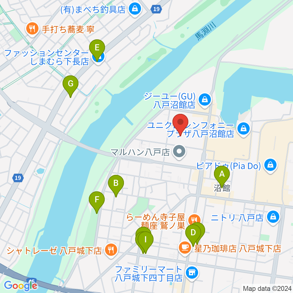 サウンドクリエイト周辺の駐車場・コインパーキング一覧地図