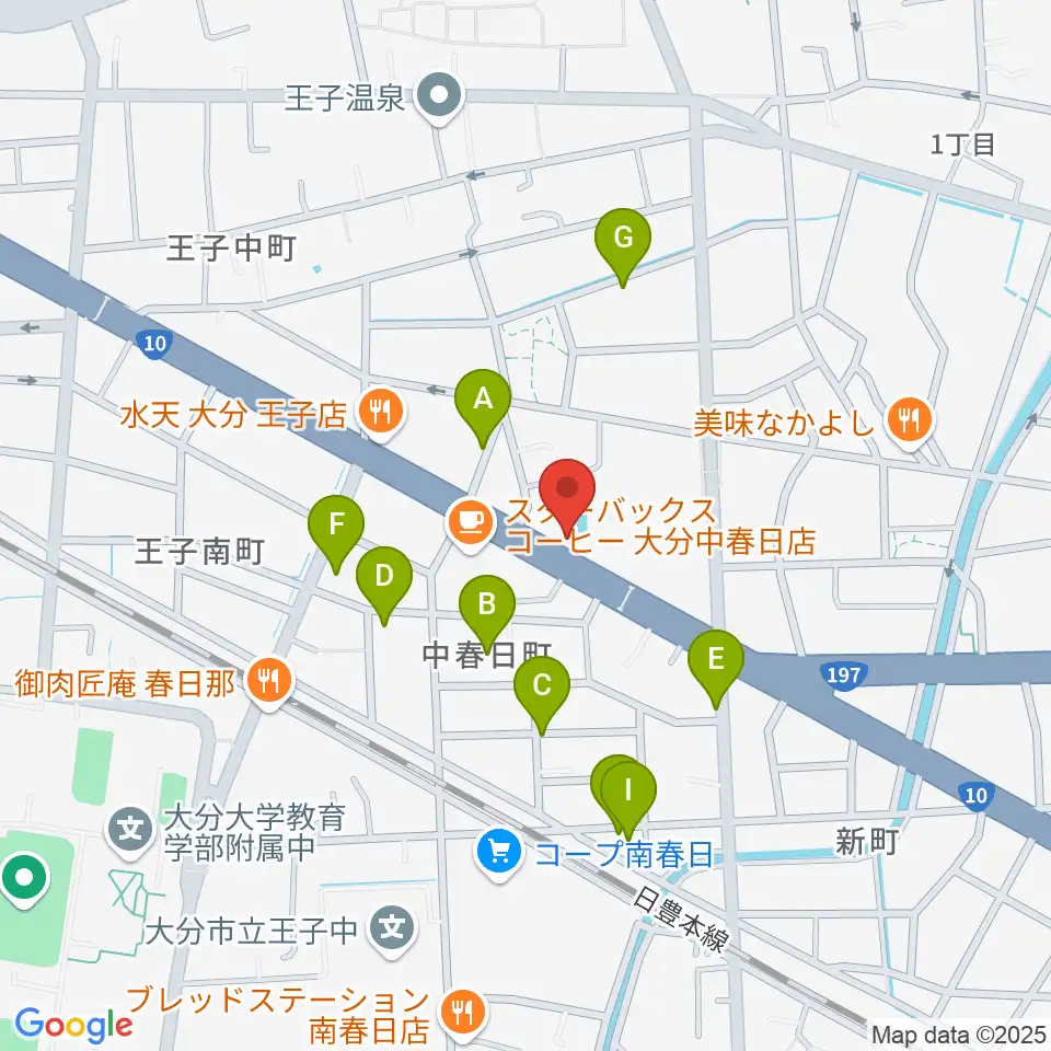 平和楽器周辺の駐車場・コインパーキング一覧地図