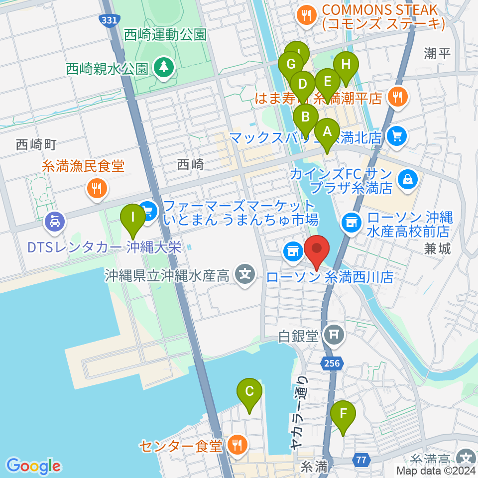 森の音楽館周辺の駐車場・コインパーキング一覧地図