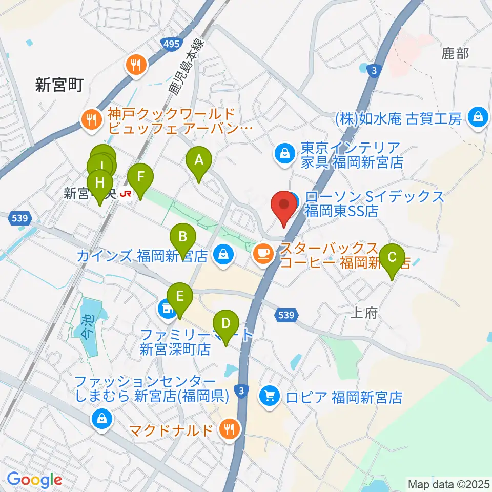 MUSIC STUDIO BEBOP周辺の駐車場・コインパーキング一覧地図