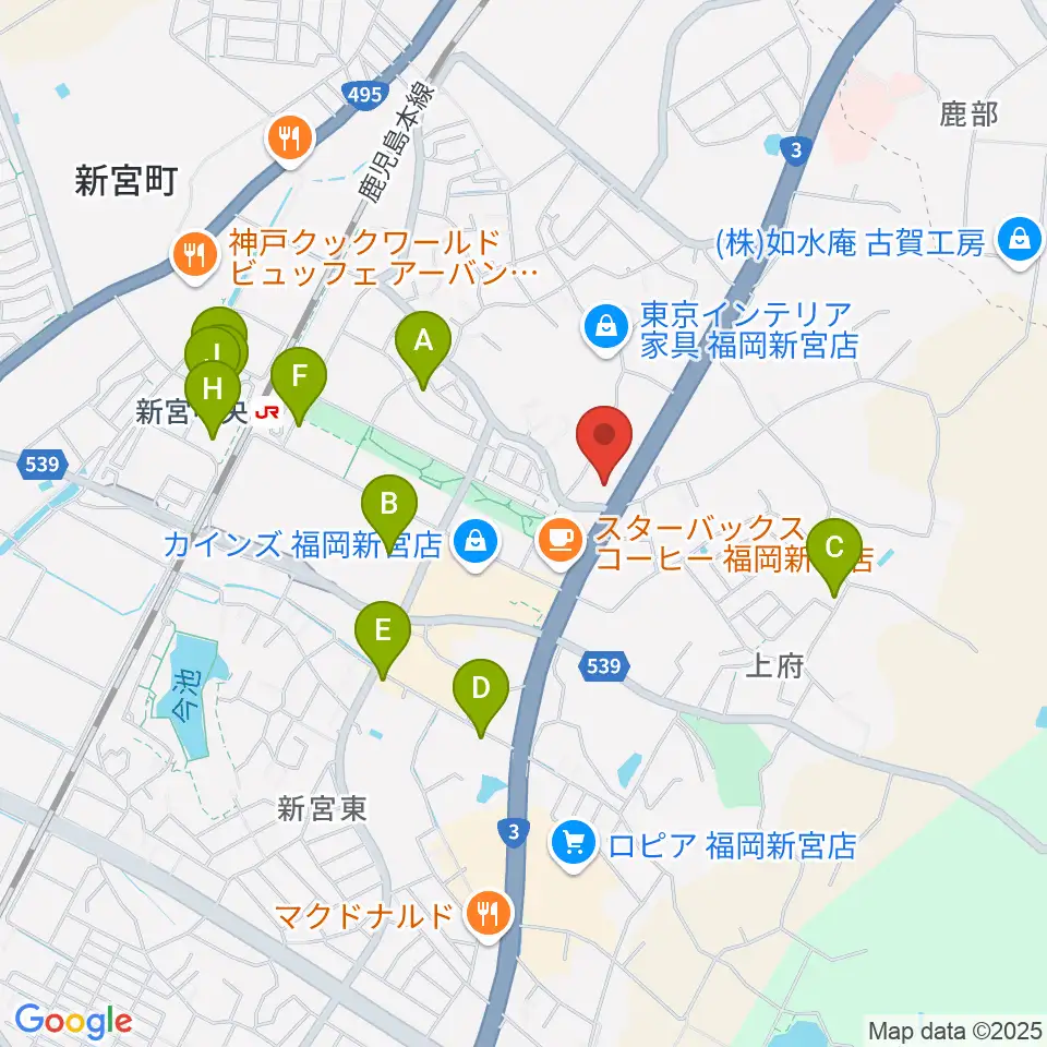 MUSIC STUDIO BEBOP周辺の駐車場・コインパーキング一覧地図