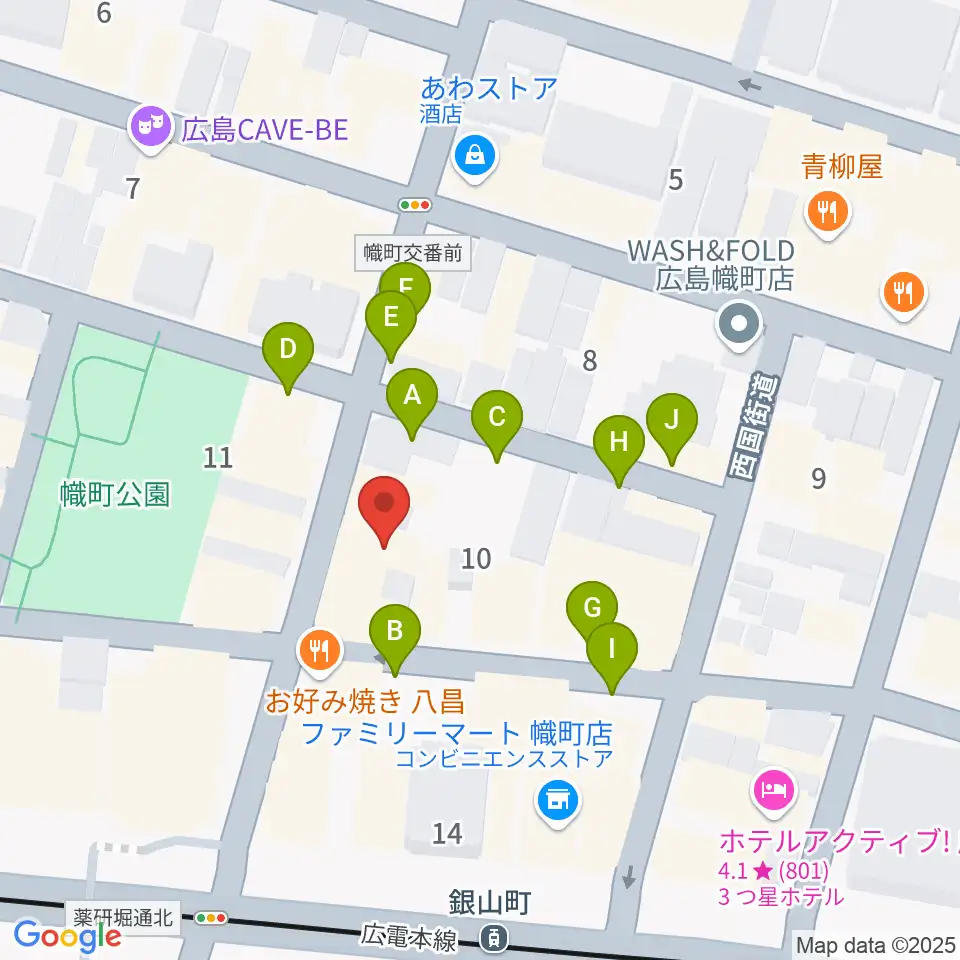 二胡音楽院周辺の駐車場・コインパーキング一覧地図