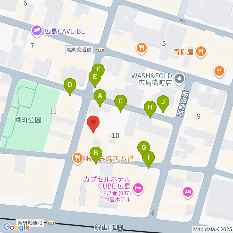 二胡音楽院周辺の駐車場・コインパーキング一覧地図