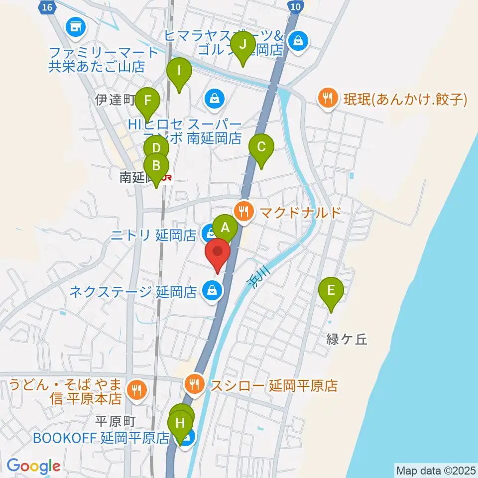 カジオンスタジオ 音楽教室周辺の駐車場・コインパーキング一覧地図