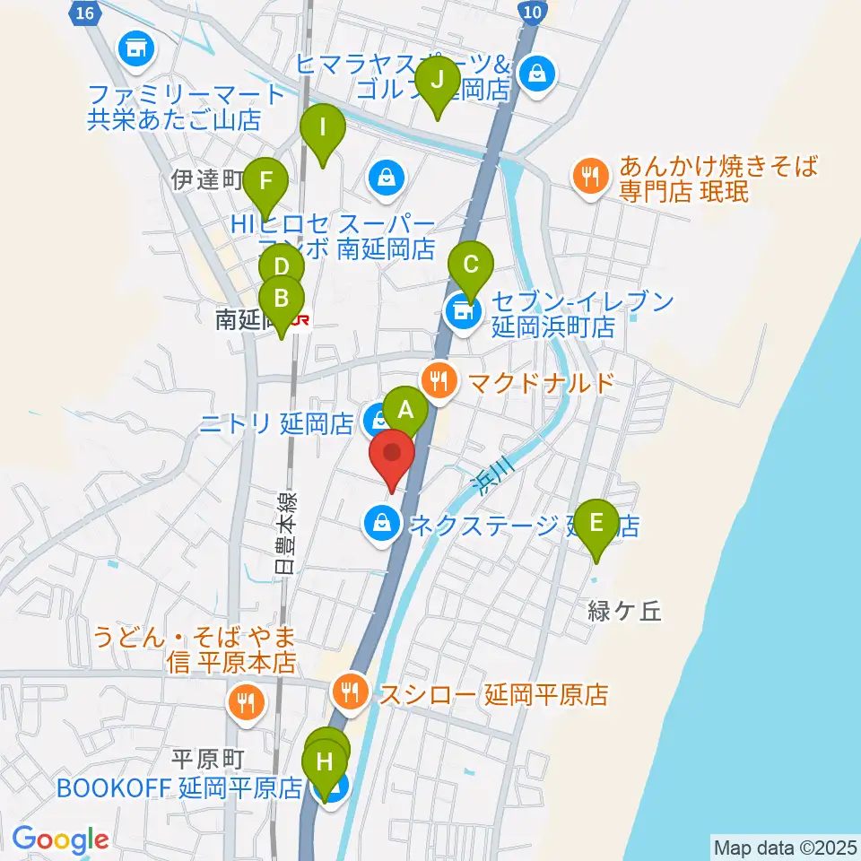 カジオンスタジオ 音楽教室周辺の駐車場・コインパーキング一覧地図