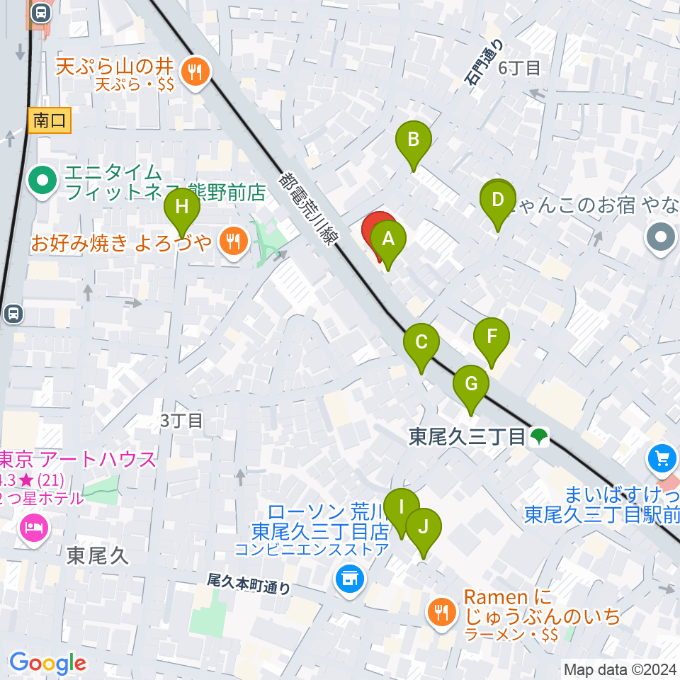 三味線かとう周辺の駐車場・コインパーキング一覧地図