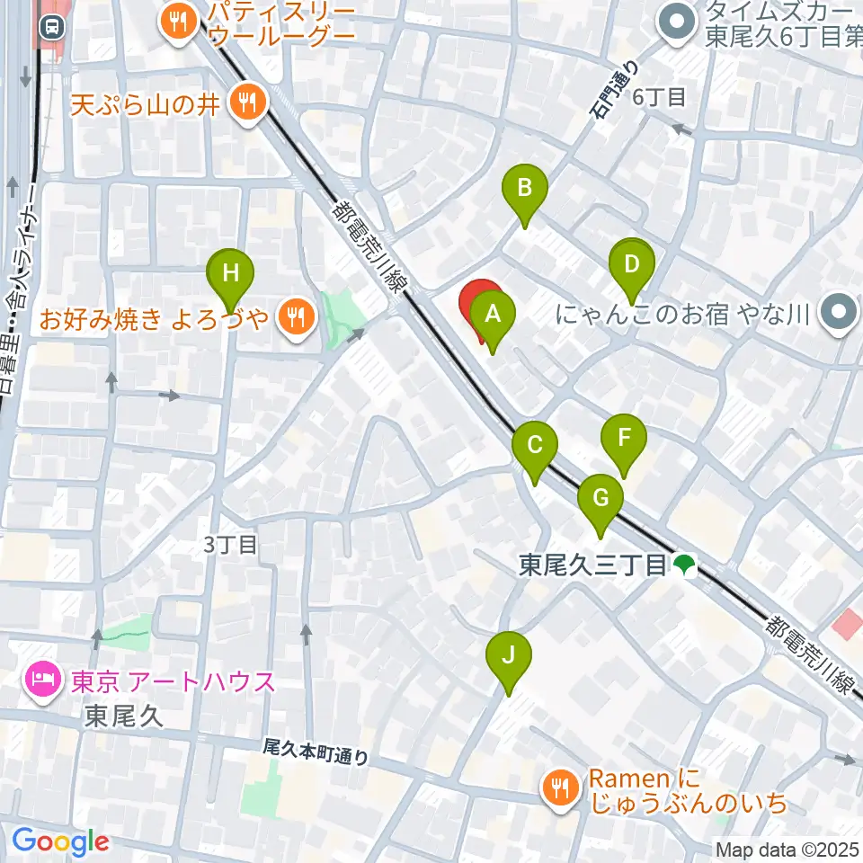 三味線かとう周辺の駐車場・コインパーキング一覧地図