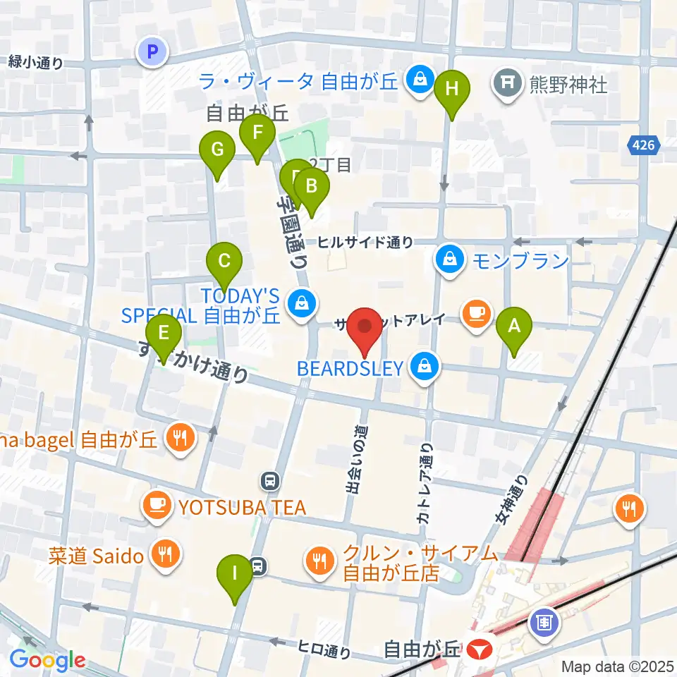 ラマンダ シャンソン教室周辺の駐車場・コインパーキング一覧地図