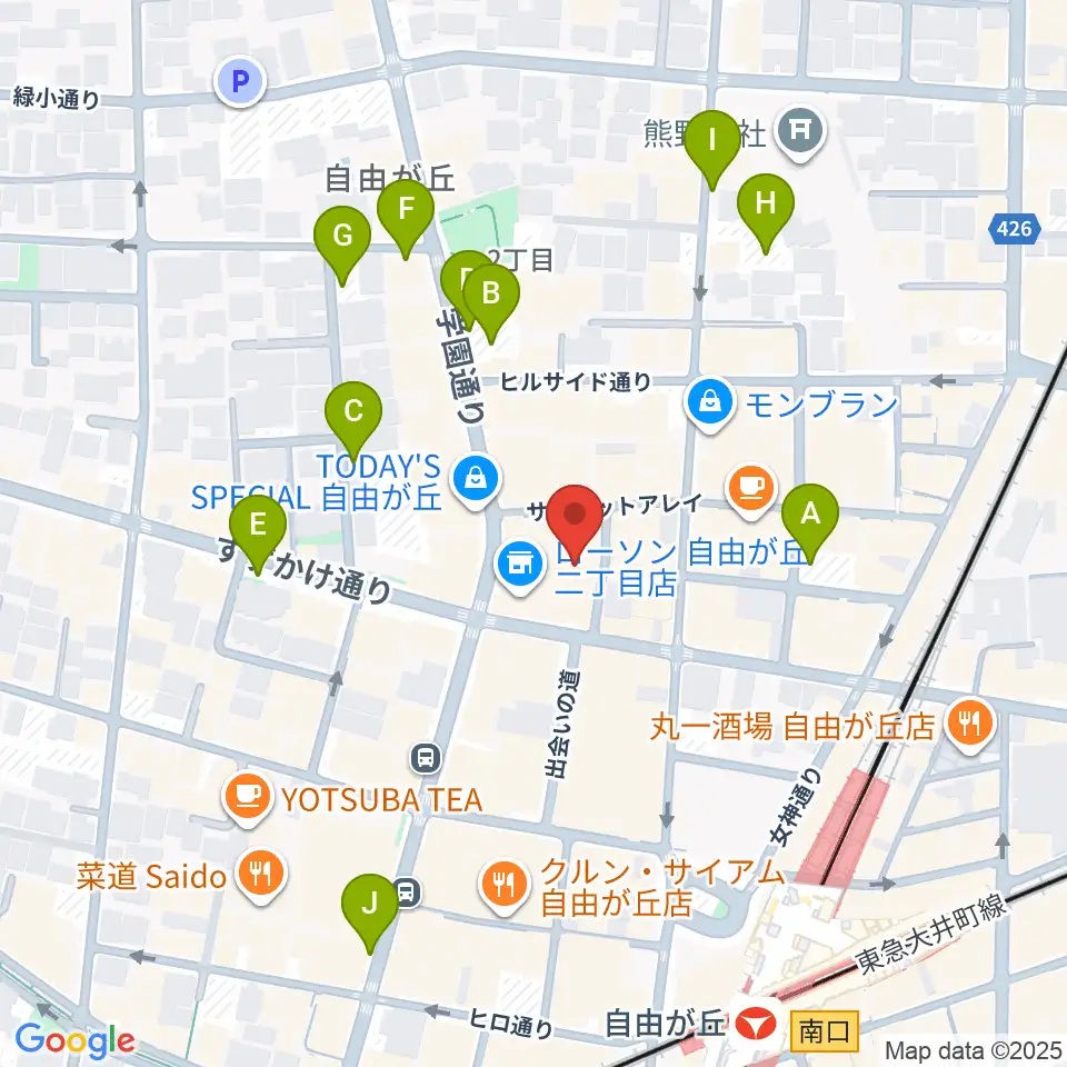 ラマンダ シャンソン教室周辺の駐車場・コインパーキング一覧地図