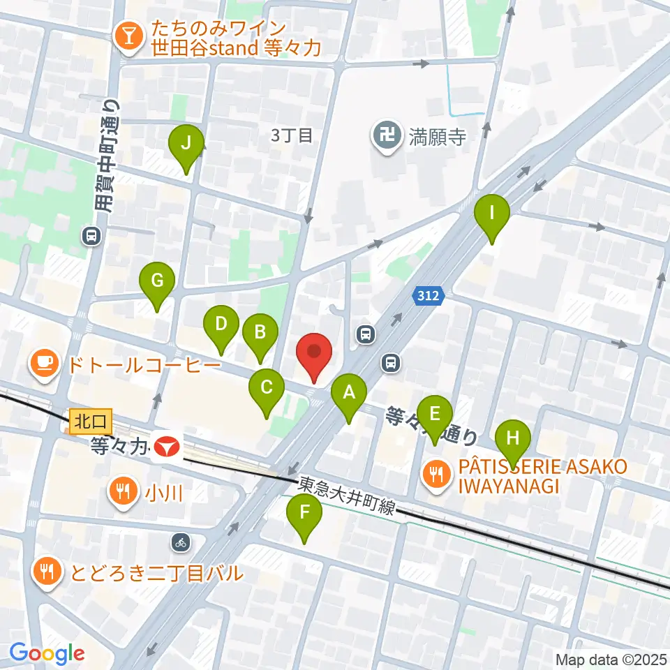 studio LABO周辺の駐車場・コインパーキング一覧地図