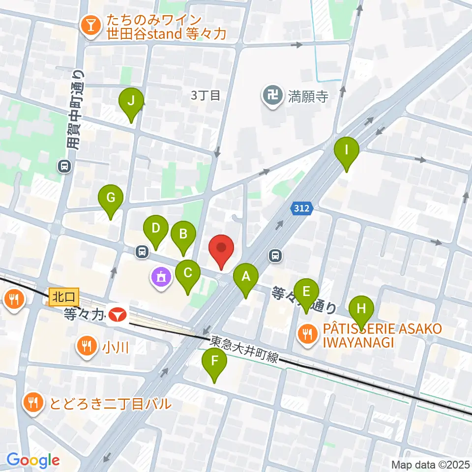 studio LABO周辺の駐車場・コインパーキング一覧地図