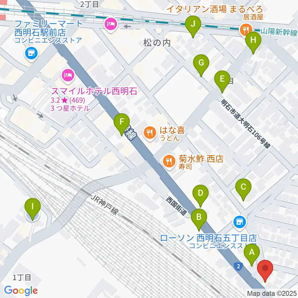 スタジオトライアード周辺の駐車場・コインパーキング一覧地図