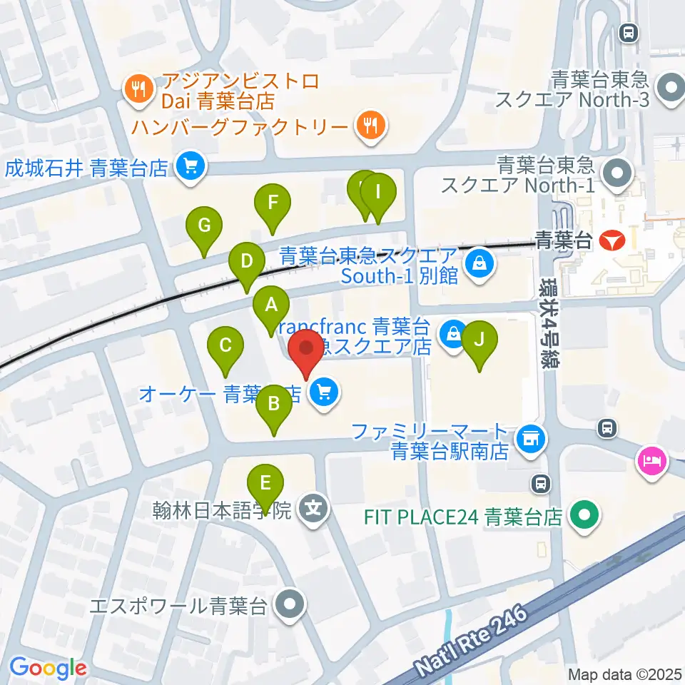 アリオーネ音楽教室周辺の駐車場・コインパーキング一覧地図
