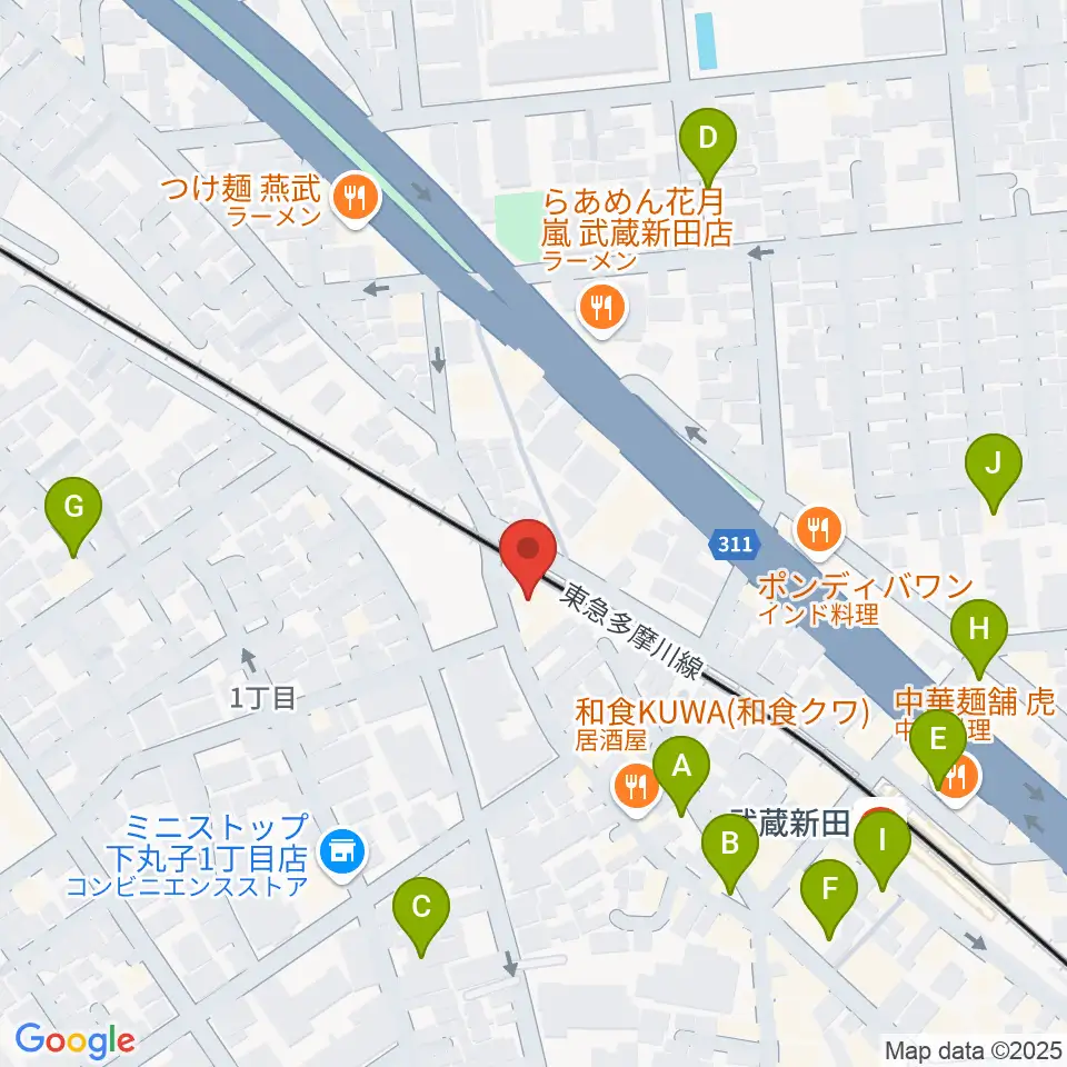 弦楽器専門店ケー・エム・アーツ周辺の駐車場・コインパーキング一覧地図