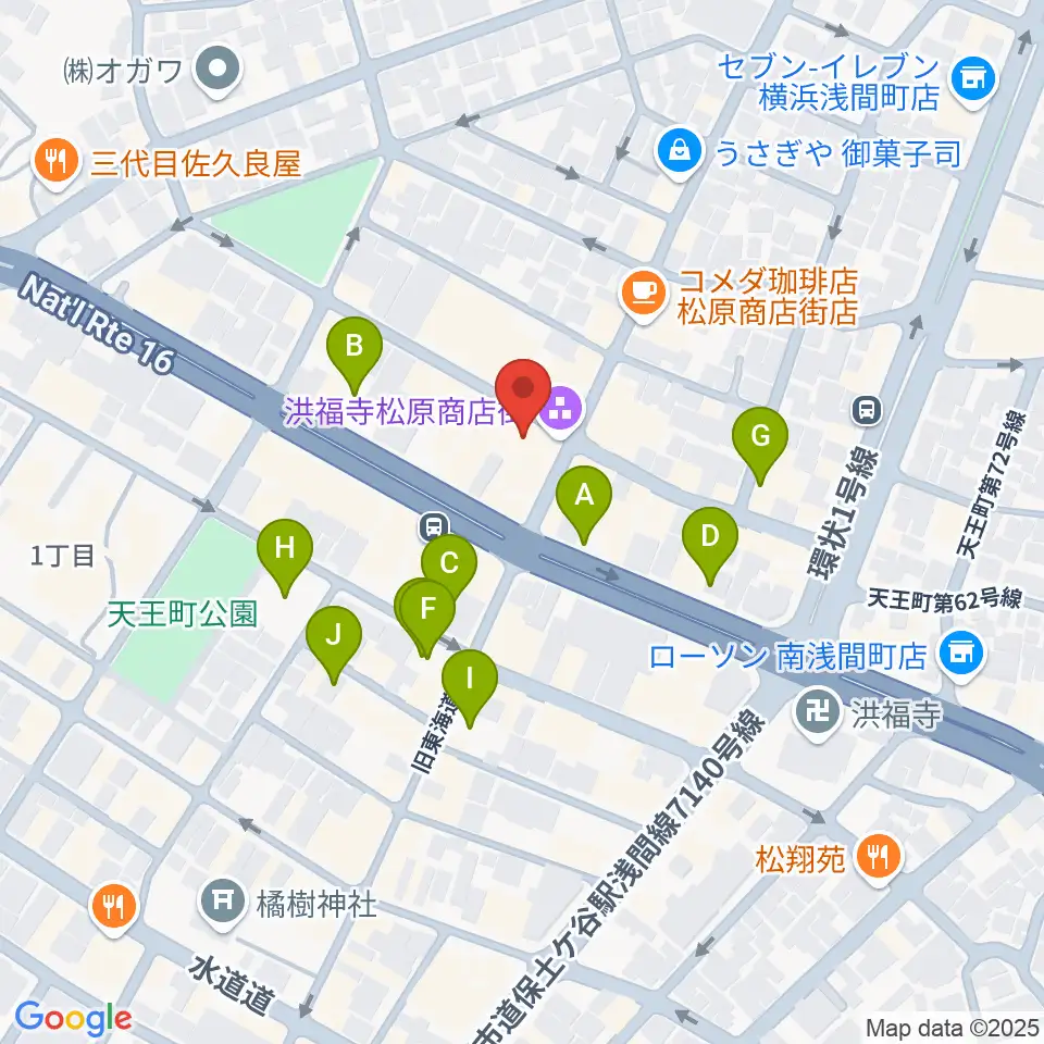 スタジオOUT of DATE周辺の駐車場・コインパーキング一覧地図