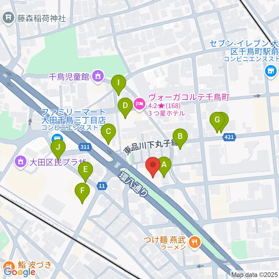かねこ琴三絃楽器店周辺の駐車場・コインパーキング一覧地図