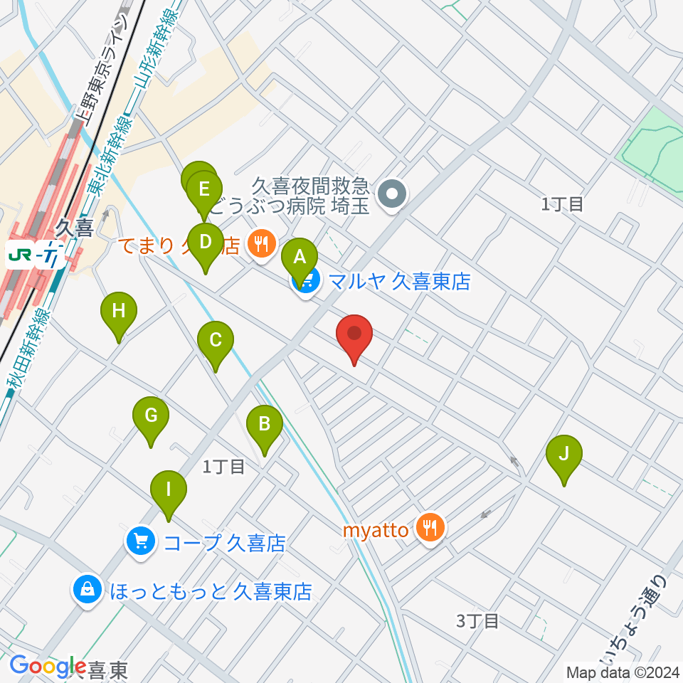 アルプス楽器周辺の駐車場・コインパーキング一覧地図