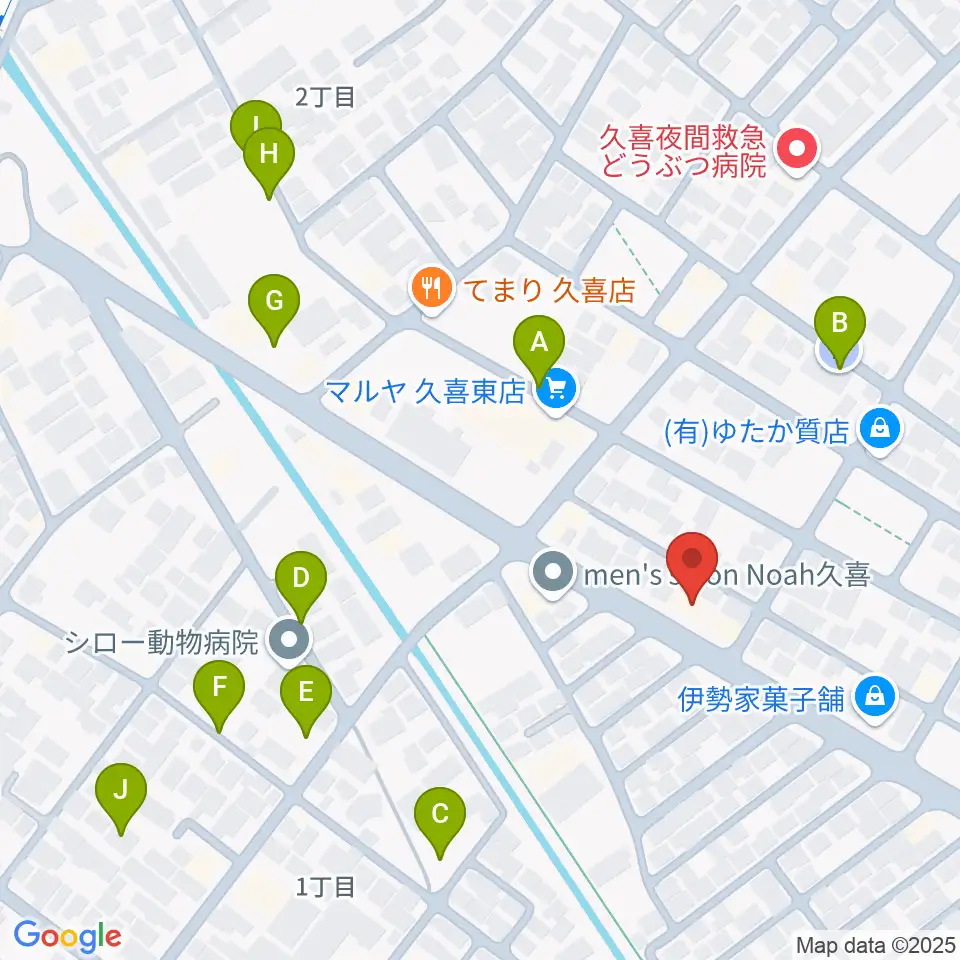 アルプス楽器周辺の駐車場・コインパーキング一覧地図