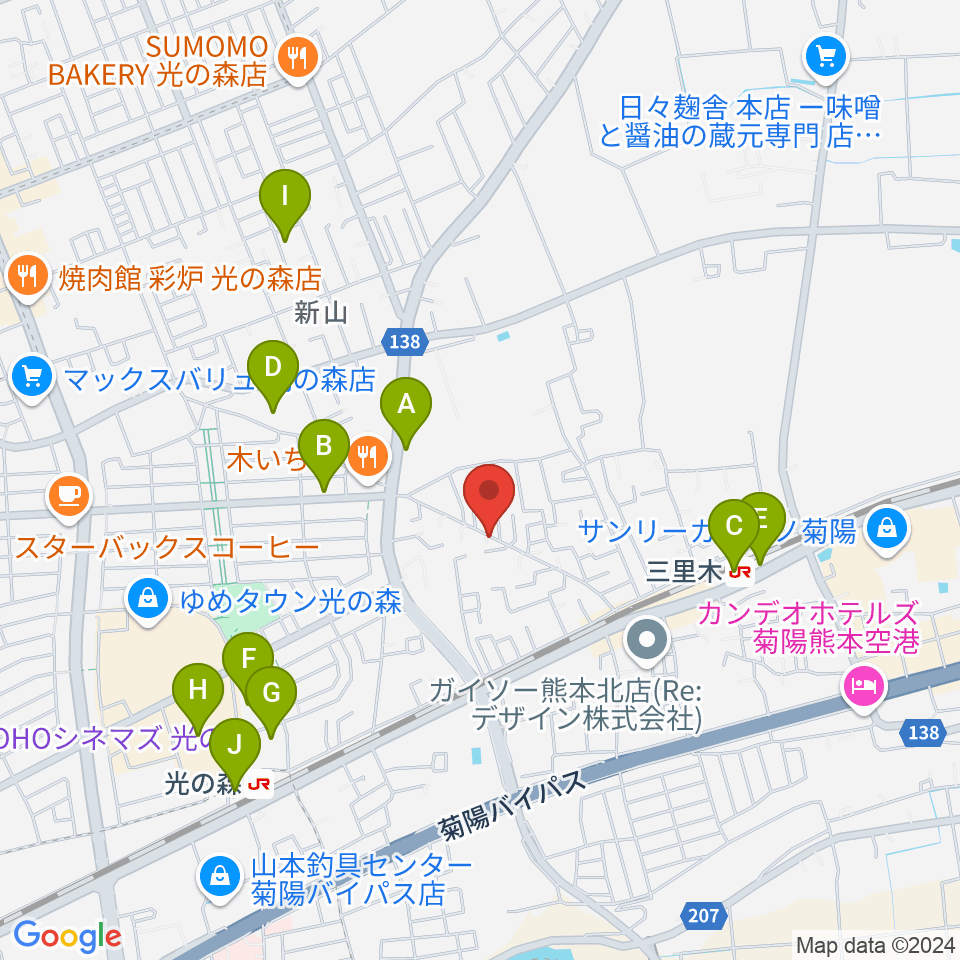 スタジオグリーム周辺の駐車場・コインパーキング一覧地図