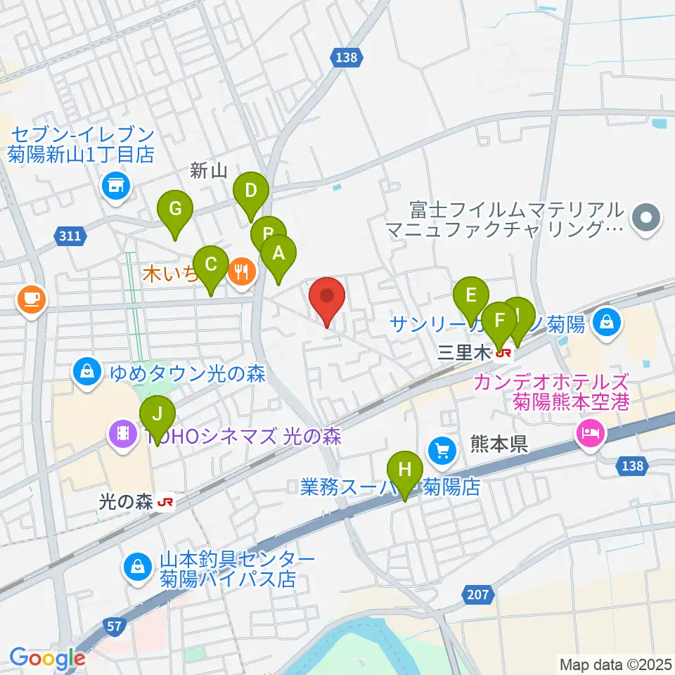 スタジオグリーム周辺の駐車場・コインパーキング一覧地図