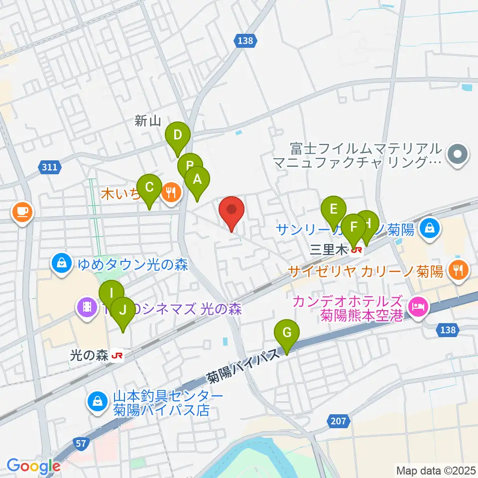 スタジオグリーム周辺の駐車場・コインパーキング一覧地図