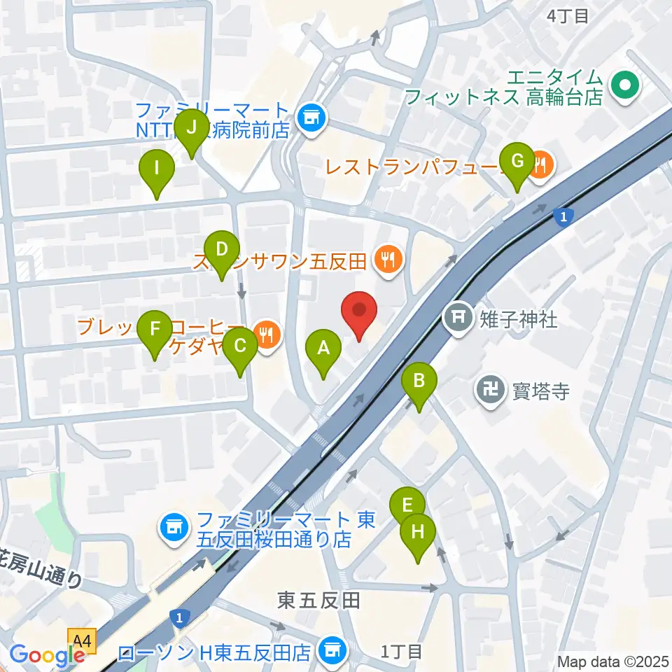 アルモニーア周辺の駐車場・コインパーキング一覧地図