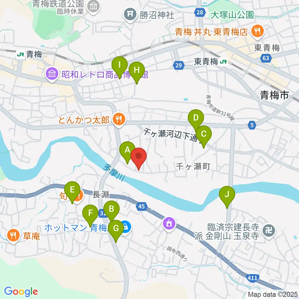 邦声堂周辺の駐車場・コインパーキング一覧地図