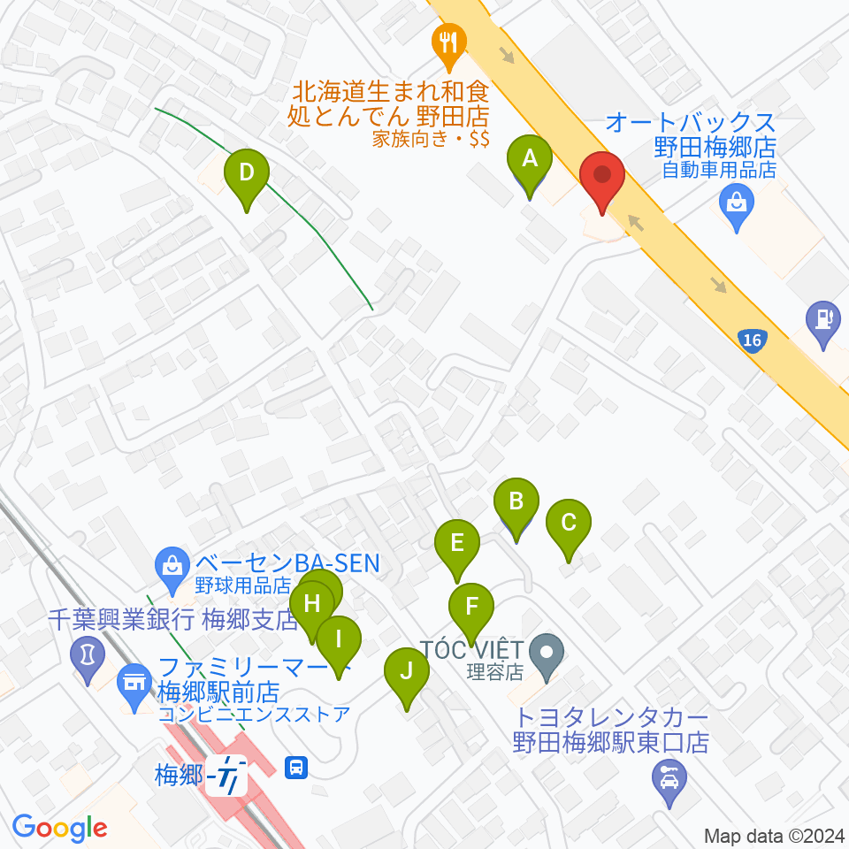 株式会社ピアノプラザ周辺の駐車場・コインパーキング一覧地図