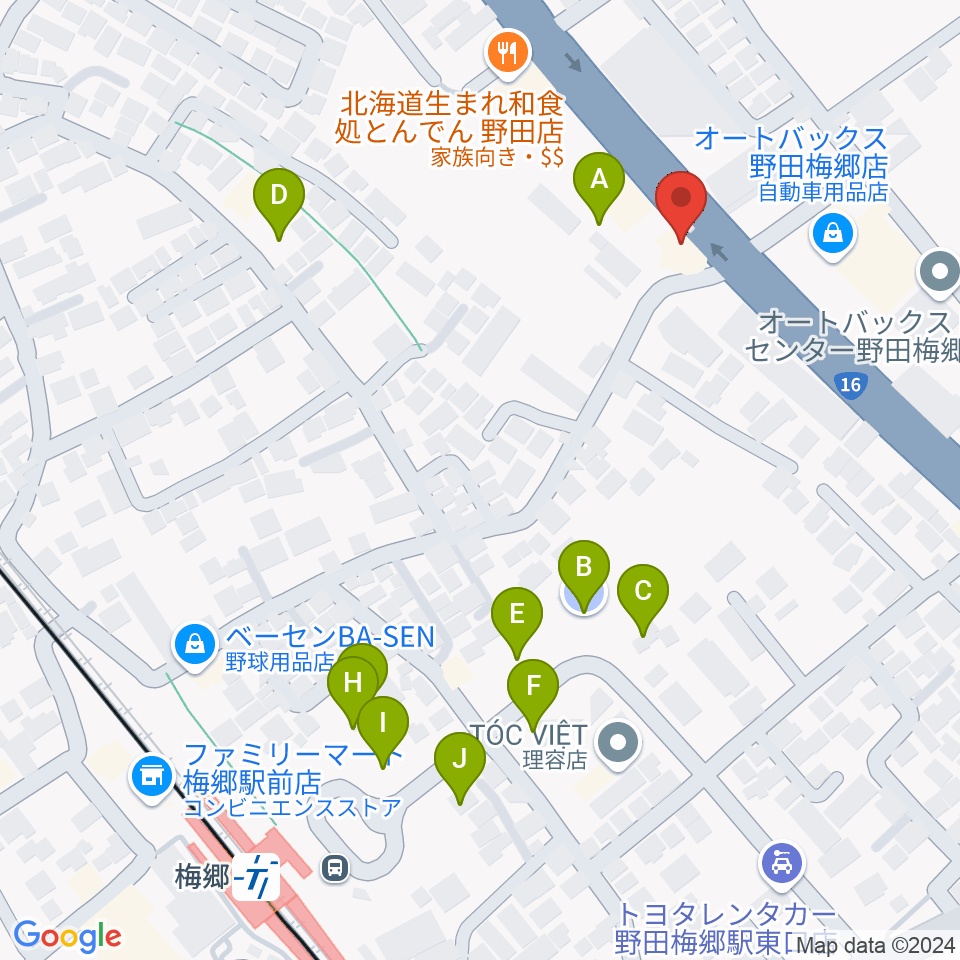 株式会社ピアノプラザ周辺の駐車場・コインパーキング一覧地図