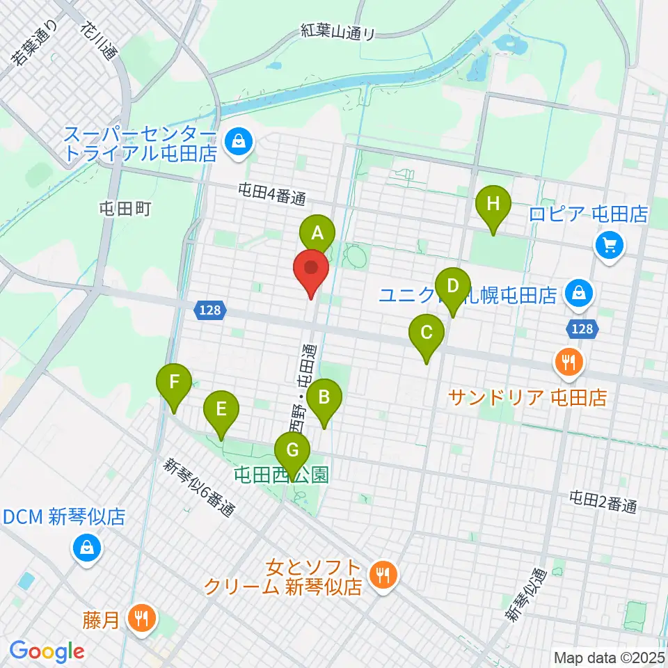 小林雅巳ピアノ調律所周辺の駐車場・コインパーキング一覧地図