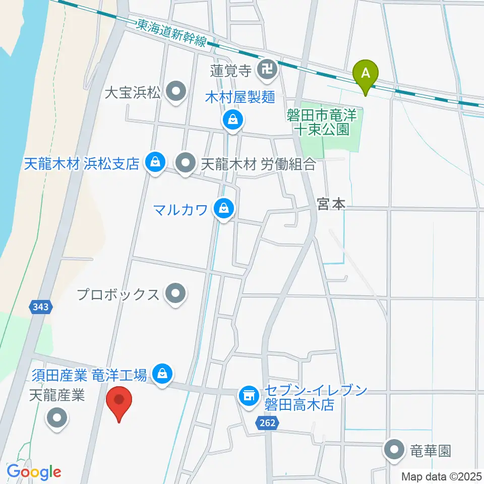 東洋ピアノ直営ピアノセレクトショップ周辺の駐車場・コインパーキング一覧地図