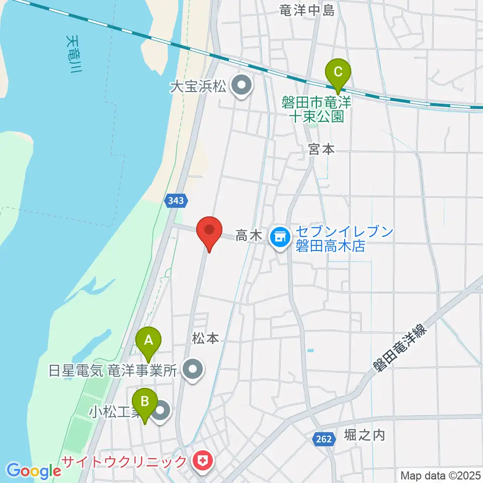 東洋ピアノ周辺の駐車場・コインパーキング一覧地図