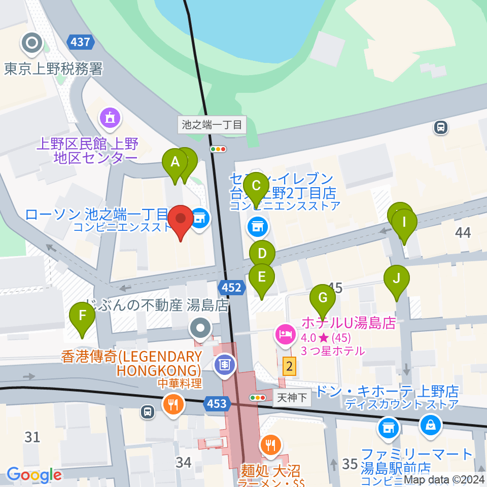 パールフルートギャラリー東京周辺の駐車場・コインパーキング一覧地図