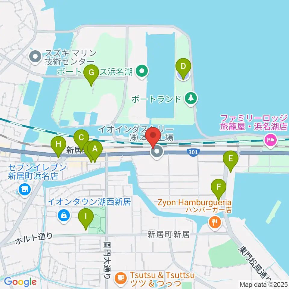 FMCフルートマスターズ周辺の駐車場・コインパーキング一覧地図