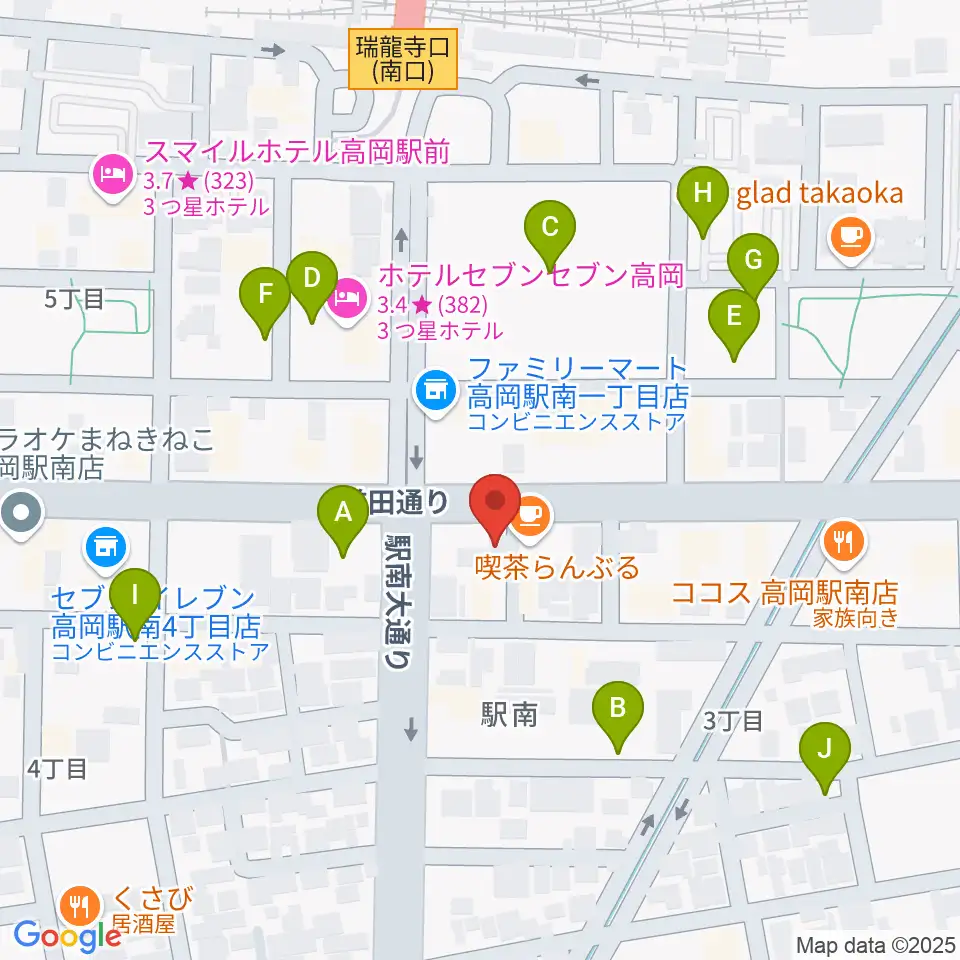 ウィンズラボミュージックスクール周辺の駐車場・コインパーキング一覧地図