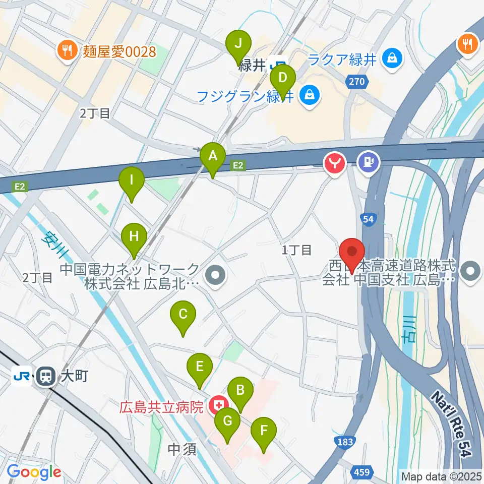 ホックミュージックグループ周辺の駐車場・コインパーキング一覧地図