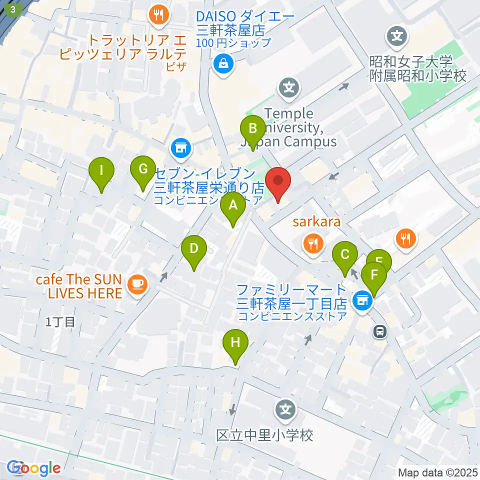 ピアノプラス周辺の駐車場・コインパーキング一覧地図