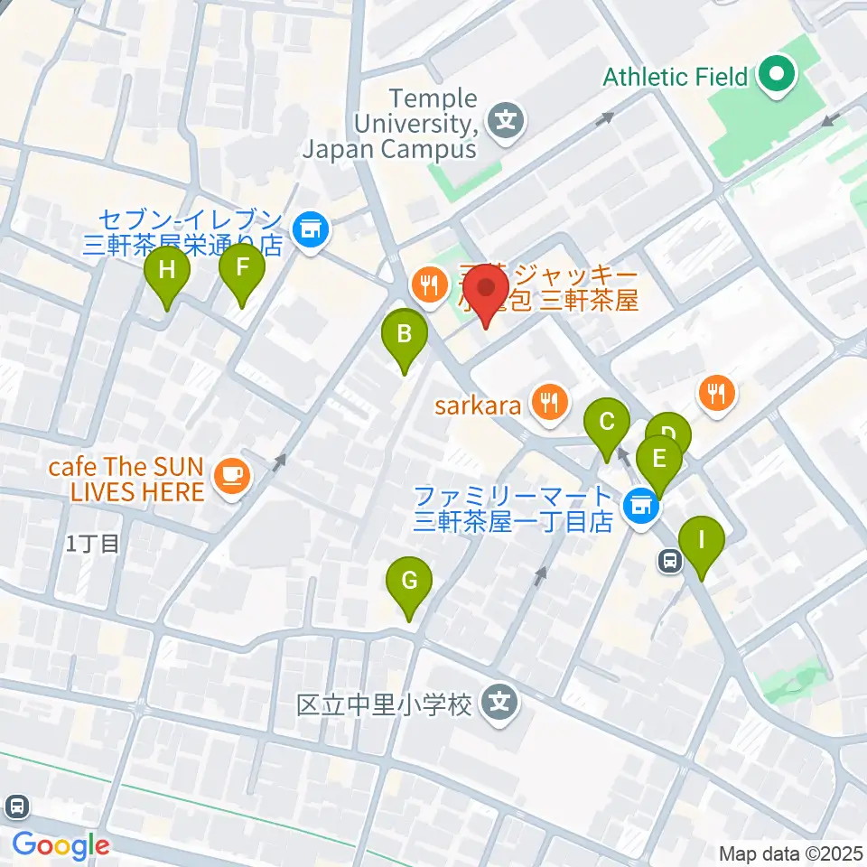 ピアノプラス周辺の駐車場・コインパーキング一覧地図