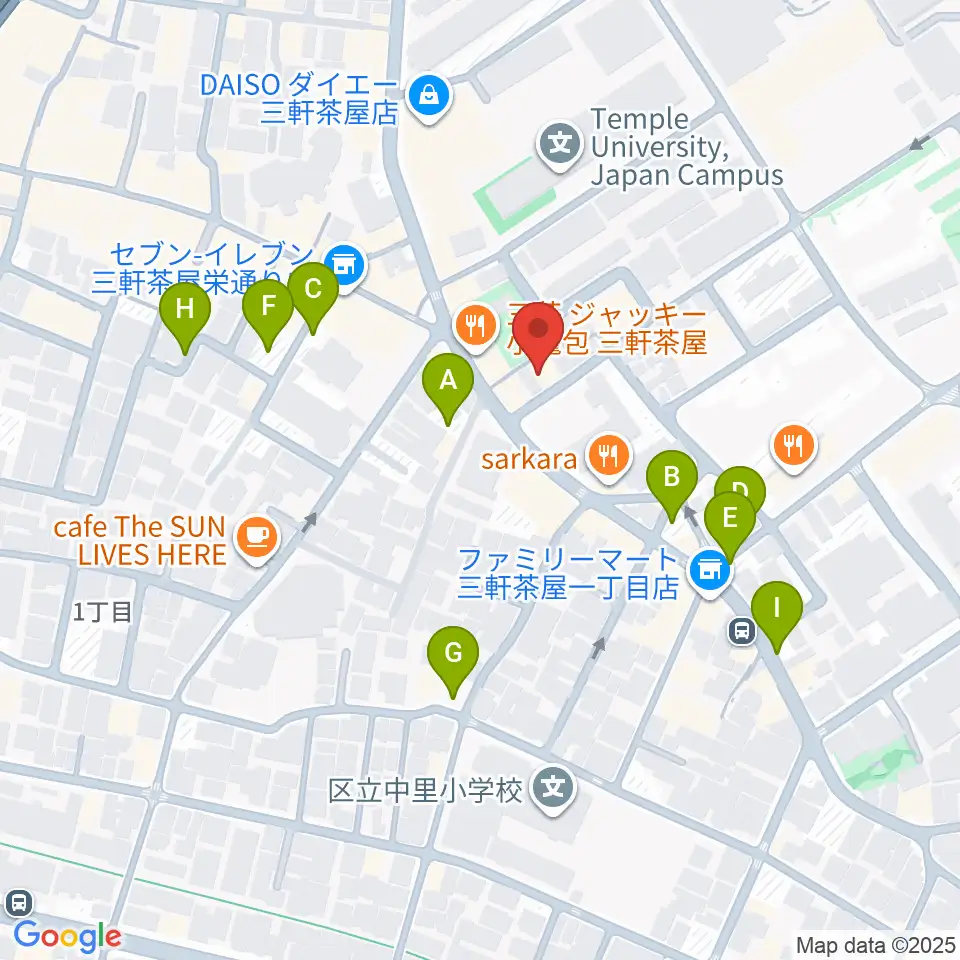 ピアノプラス周辺の駐車場・コインパーキング一覧地図