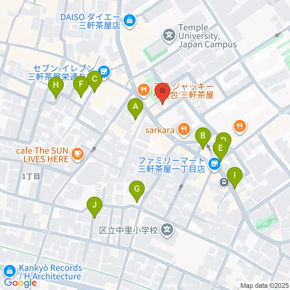 ピアノプラス周辺の駐車場・コインパーキング一覧地図