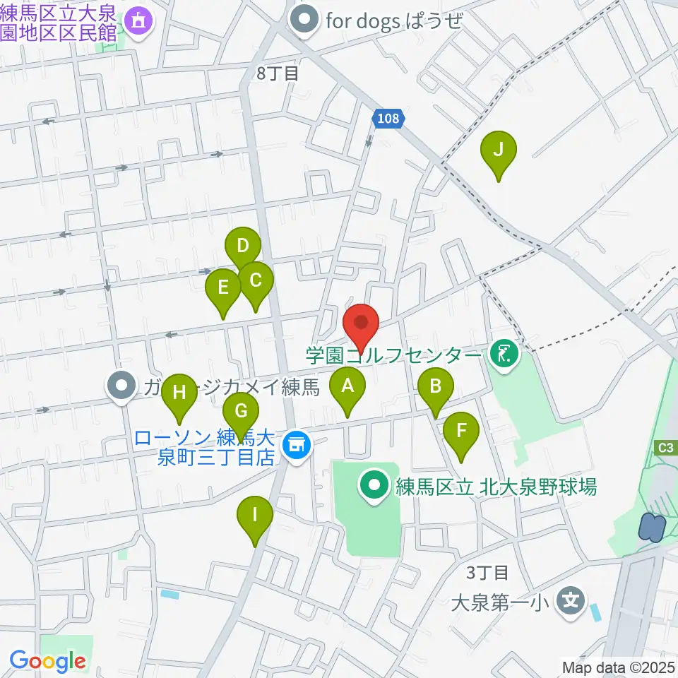 アキヤマフルート周辺の駐車場・コインパーキング一覧地図